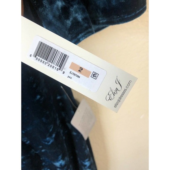 Eliza J Off The Shoulder Velvet Dress Size 2 - Picture 7 of 12